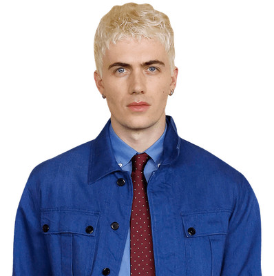 Tanner Reese (Blue Jacket) Half Body Buddy Cutout