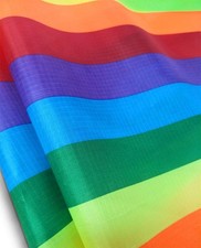 Waterproof 40D Ripstop Nylon Fabric 60"x36" Pre-Cut Outdoor Rainbow