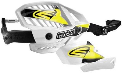 Cycra Ultra Probend HCM Handguards for 1-1/8'' Handlebars White