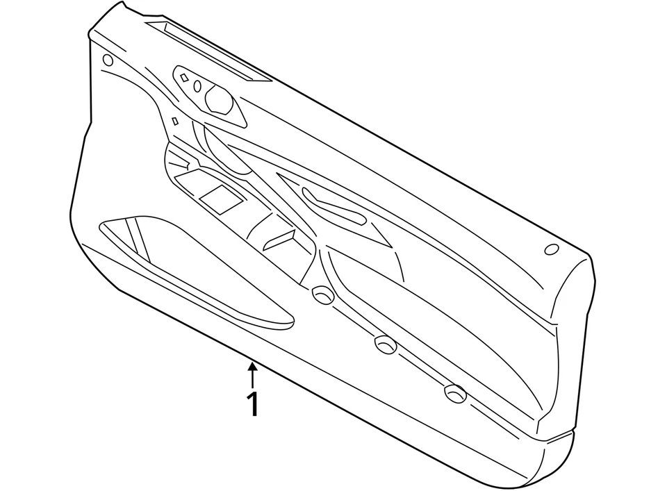 Panel de puerta interior de cuero delantero derecho BMW M6 650i 640i F12 F13 2013-2017 OEM Foto 4 de 4