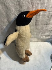 Vintage Steiff "Cosy Charly" 11" penguin no tags with a repair