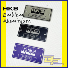 1 Pcs Hks Car Emblem Purple Edition Aluminium Badge Sticker Logo Jdm Style