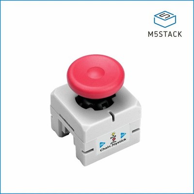 M5Stack Chain Joystick, Hall-Effekt X Y digital Z, STM32G031, UART, RGB-LED, 5V,