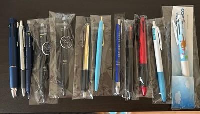 12 new ballpoint pens