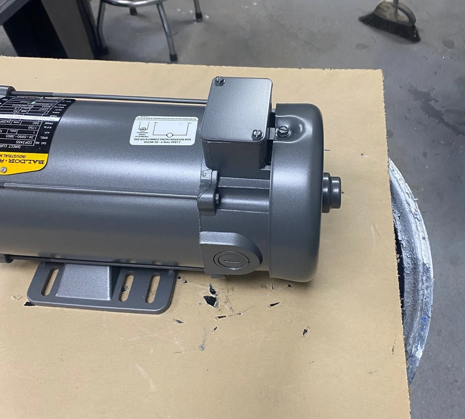 BALDOR CDP3455 DC PERMANENT MAGNET MOTOR 1 HP 1750 RPM NEW NO PKG - Image 4 of 4