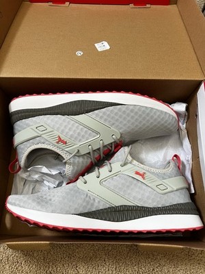 PUMA Pacer Next Excel Core SoftFoam+ Men's Gray Coral Athletic Sneakers size 12