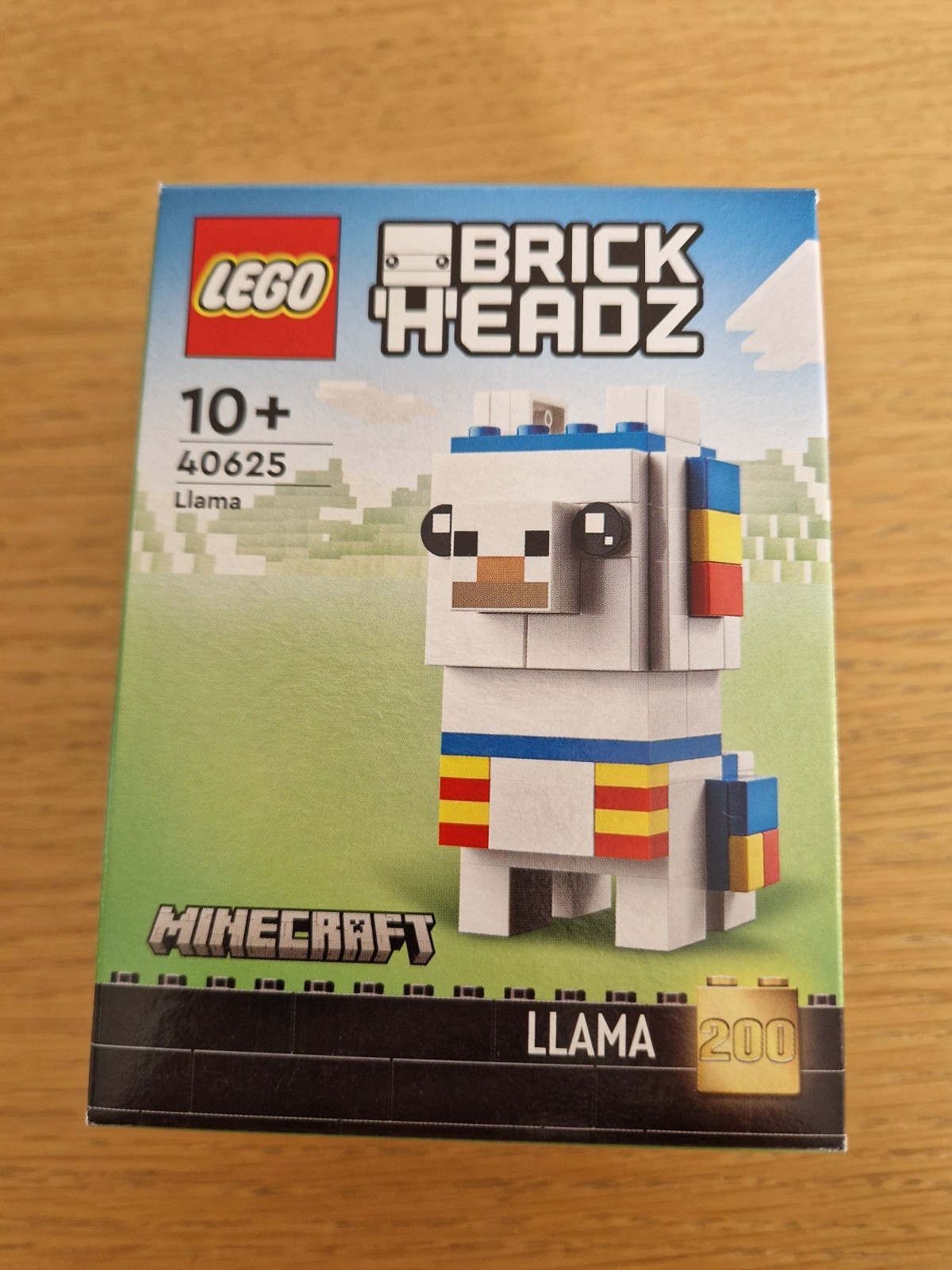 LEGO MINECRAFT BRICKHEADZ. LLAMA #200. 40625. BNIB. FREE SHIPPING.