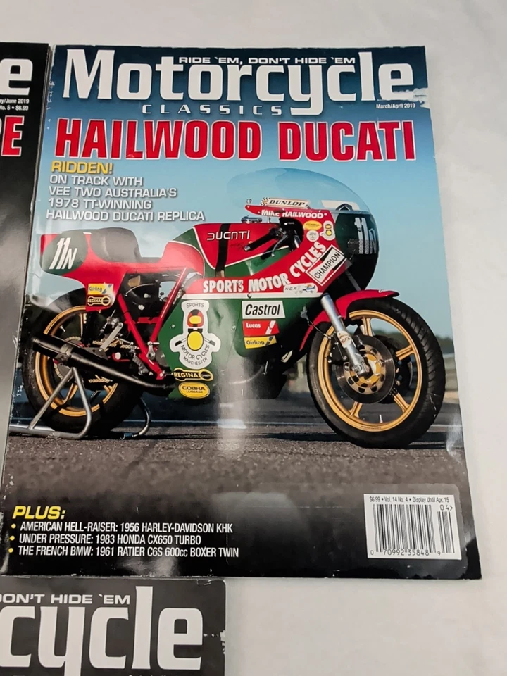 Motorcycle Classics Magazine Lot 2019 5 Issues - Image 4 of 4
