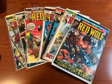 Red Wolf #1-7 (marvel 1972) Lot Of 7