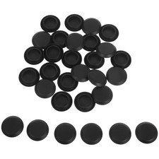 30Pcs Reusable Plastic Auto Body Hole Plugs for Car Door Sealing Black