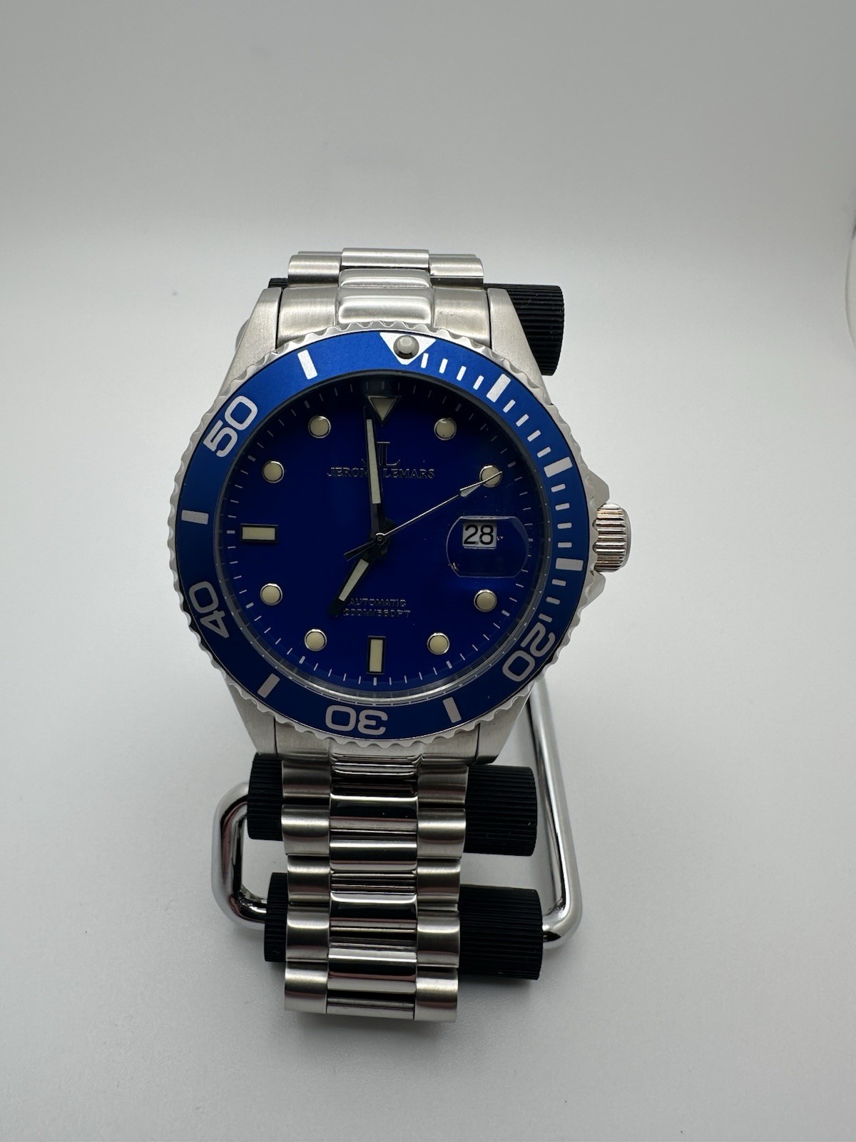 Jerome Lemars automatic dive watch Blue Dial And … - image 1