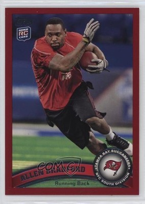 2011 Topps Red Border 28/77 Allen Bradford #326 Rookie RC 7p8