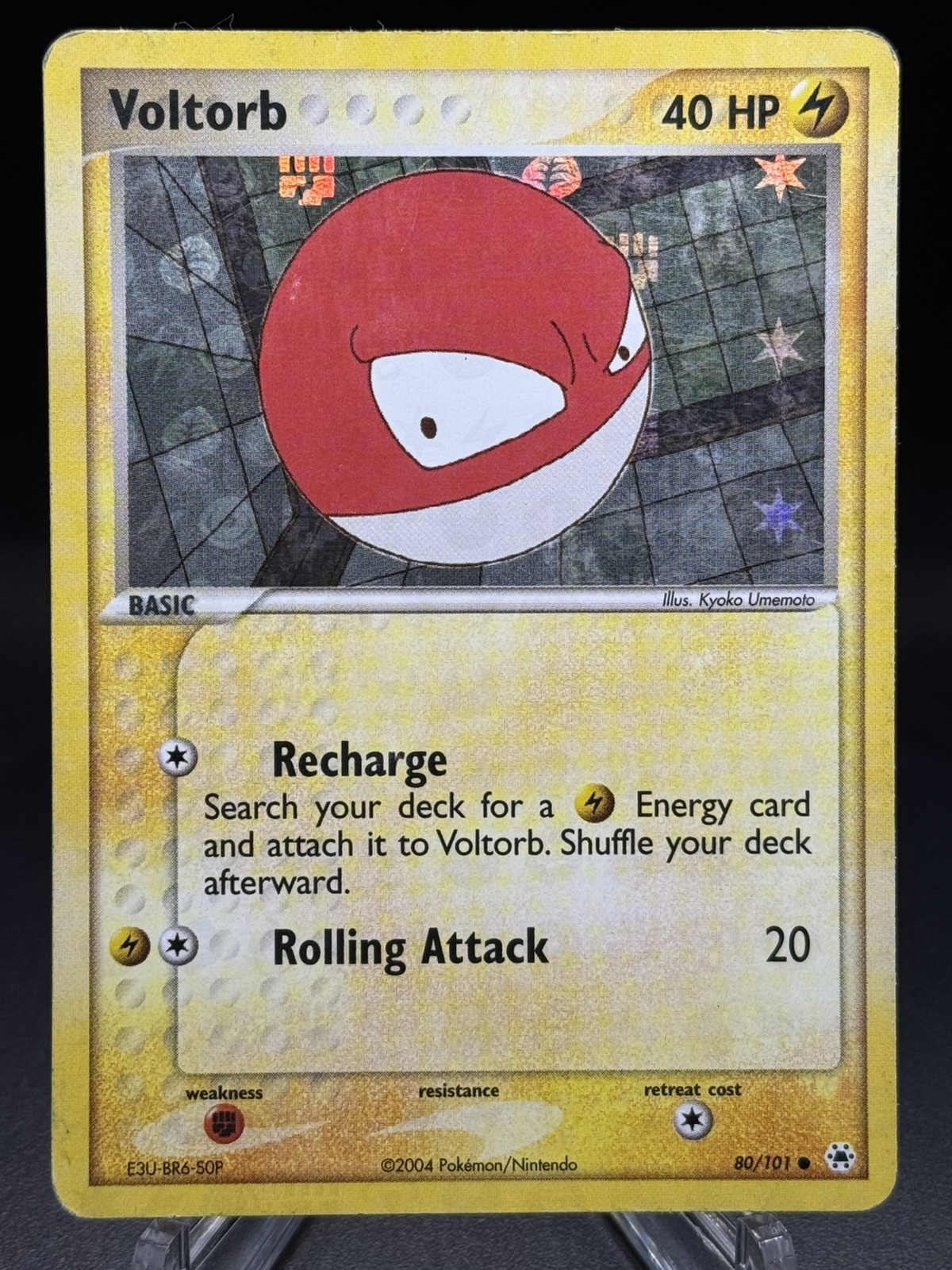 ⚡ Pokémon TCG – Voltorb 80/101 – EX Hidden Legends (2004) – Reverse Holo – LP/MP