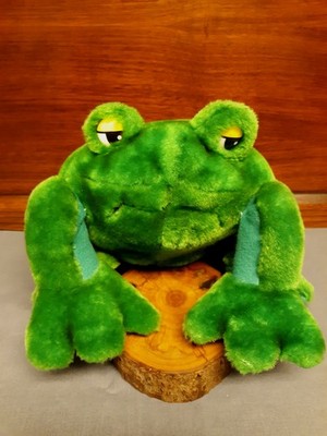 Plush Green KUDDLE ME TOYS Adorable Frog Soft Plush Stuffed Animal 