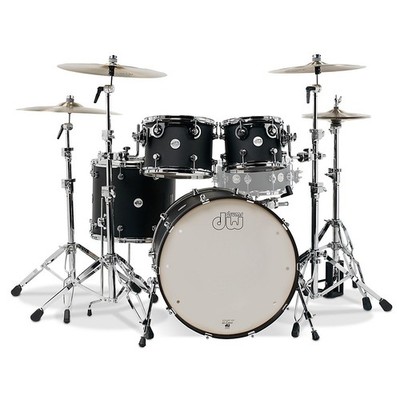 DW Design Series 4Piece Shell Pack Black Satin