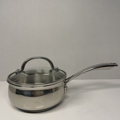 Belgique Stainless Steel Saucepan With Lid - 1.5qt