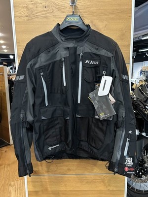 Klim Carlsbad Goretex Motorcycle ADV Jacket, Stealth Black, Men's XXL
