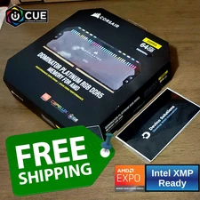 CORSAIR DOMINATOR PLATINUM RGB DDR5 64GB (4x16GB) DDR5 5600MHz CL36 AMD EXPO XMP