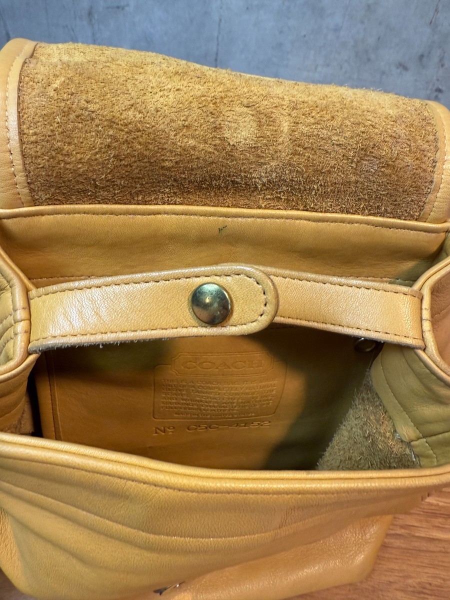 vintage Coach Bantam Soho leather backpack, model 4152, banana yellow Coach | Bags | Coach Vintage Soho Bantam Leather Backpack  main image 2