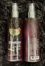 Bath  Body Works X2 Strawberry Sparkler Shimmer Mist 8 oz Discontinued