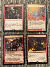 MTG Magic The Gathering Red 4-Card Lot Zada Grim Lavamancer Magmaw Sin Prodder