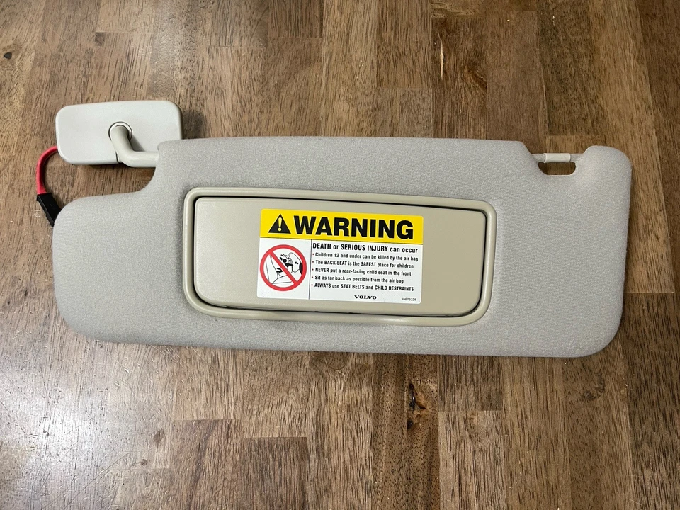 2000-2006 Volvo S80 Sun Visor Gray DRIVERS SIDE LEFT OEM Replacement Foto 2 de 4