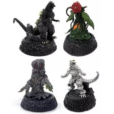 Complete set of 4 Godzilla HG D Godzilla 02 Size: 0cm