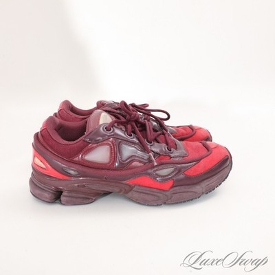 Adidas x Raf Simons Made in China Ozweego III B22538 Burgundy Sneakers Shoes 9.5