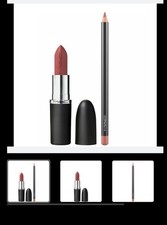 MAC Macximal Silky Matte Lip Duo New Boxed Full Sized Lipstick and Liner