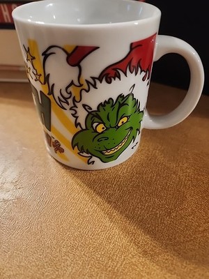 Vintage Dr. Seuss How The Grinch Stole Christmas Mug, Grinch Coffee Mug 1957