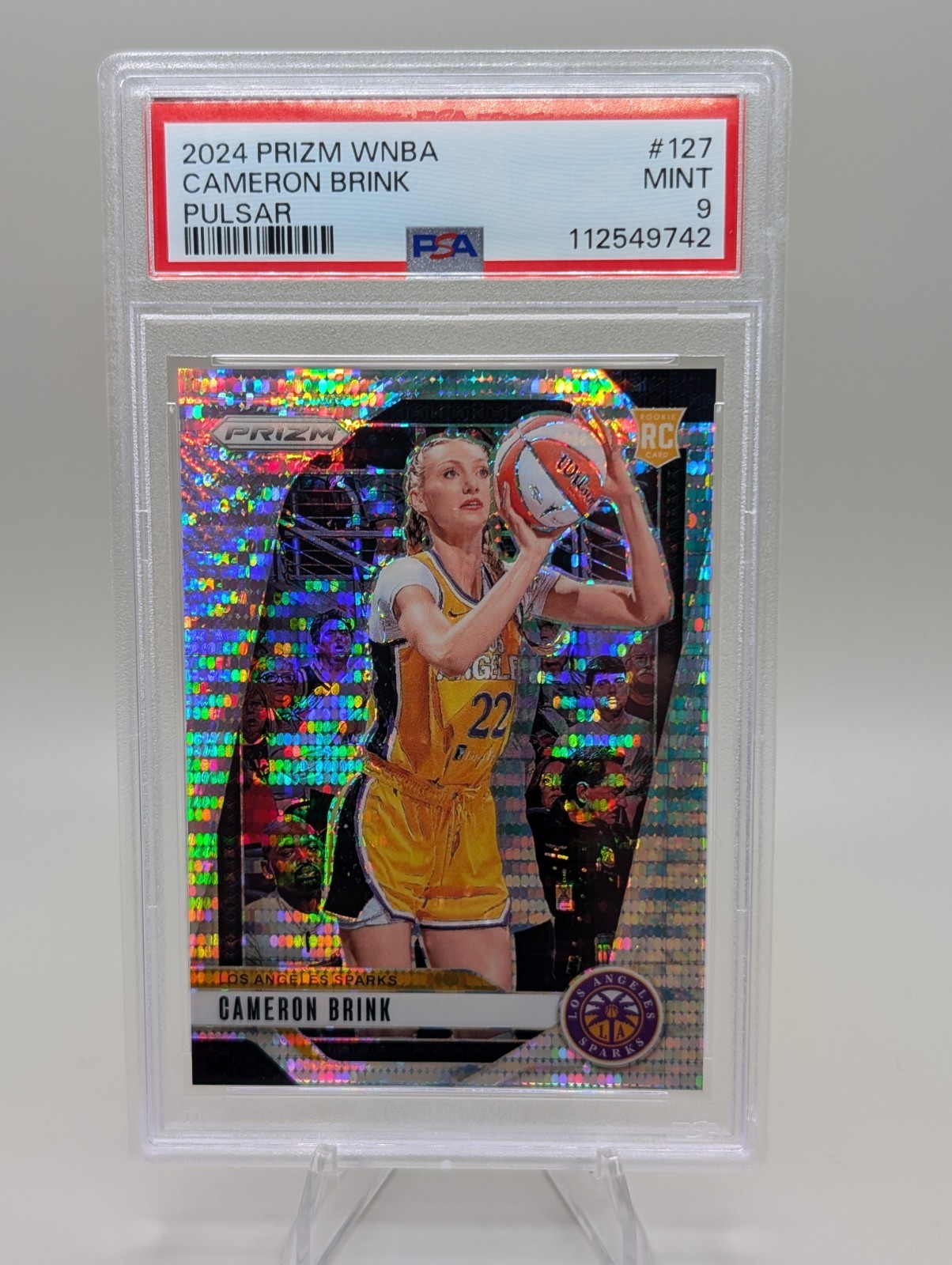 2024 Panini WNBA Prizm Cameron Brink Pulsar /499 #127 RC Sparks