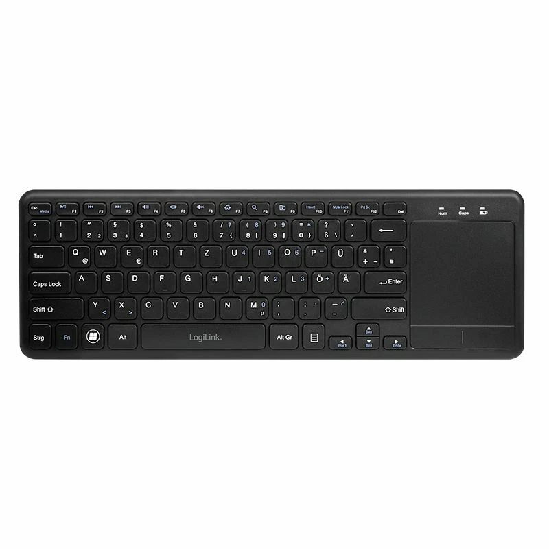 Funktastatur Wireless Kabellose Schnurlose Tastatur Touchpad PC Laptop Smart TV - Bild 2 von 4
