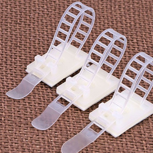 50 Pcs Fixateur De Fil Cords Gestion Des Cordons Support -câbles - Afbeelding 11 van 11