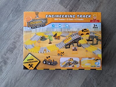 Engineering Track Playset Engineering Truck City Mobilization / 206PCS Ages 3+