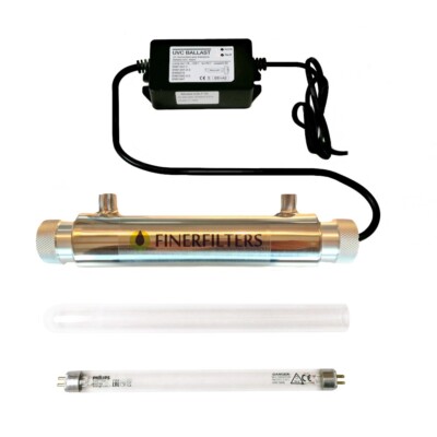 UV 11W Wassersterilisator System 1/4'' Zuführung 4LPM von Finerfilters