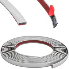 Zierleiste 10mm x 5m | Grau | flexibel selbst...