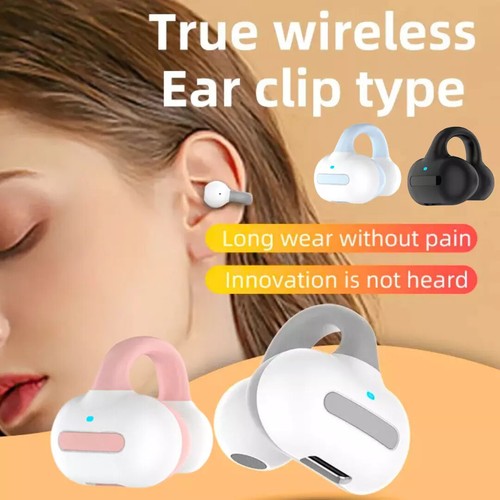 Audifonos Ear Clip Bluetooth 5.3 Inalambricos Auriculares Sport Conductores Oseo - Picture 3 of 20