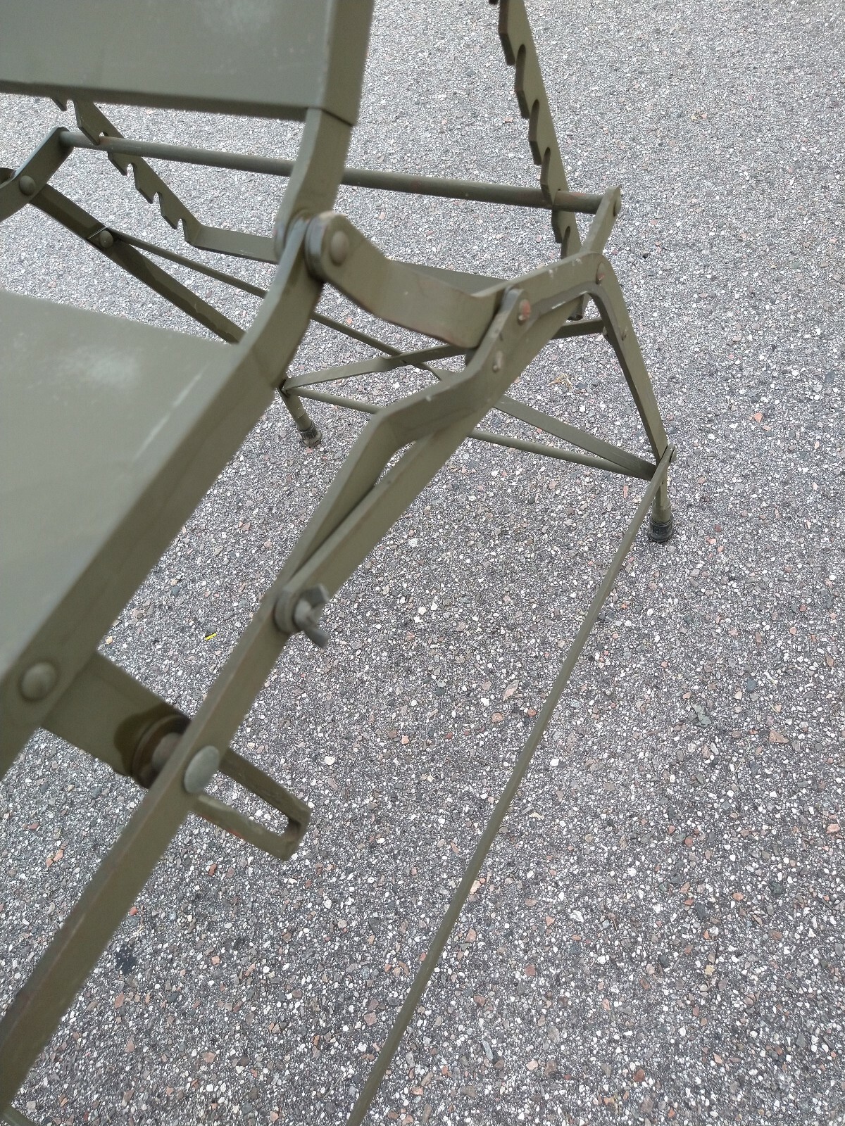 Military Army Field First Aid Operating Table Bed Metal Folding