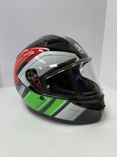 AGV K3 Wing Helmet White/Green/Red XL - 第 1/12 張圖片