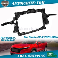 1PCS Black Front Radiator Support Assembly Fit Honda CRV 2023-2024 714103A0A01