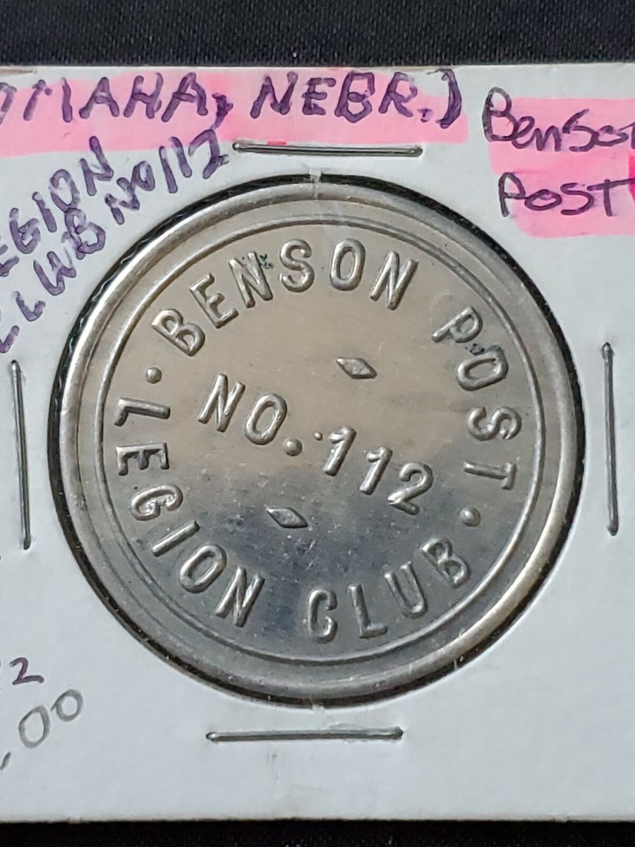 BODE WRF24CS021CREAM 関税送料込 Omaha, NE Trade Token: Benson Post GF $1.00 In Trade TC