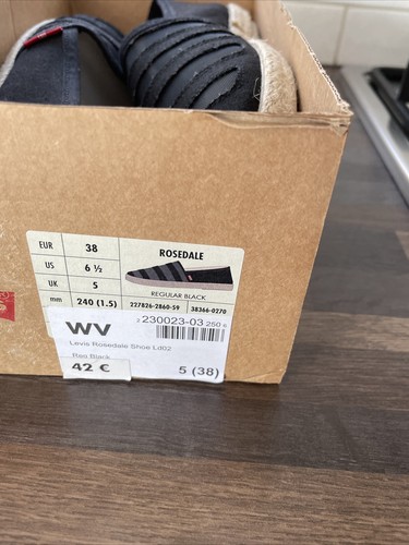WOMENS LEVIS ROSEDALE ESPADRILLES 