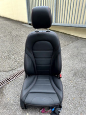 Mercedes GLC 253 Beifahrer Sitz rechts Leder schwarz rote Naht Memory Mercedes GLC 253 Beifahrer Sitz rechts Leder schwarz rote Naht Memory