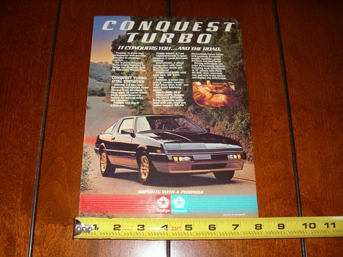 1984 CONQUEST TURBO ORIGINAL AD - Picture 5 of 12