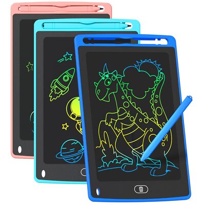 3 Pack 8.5 Inch LCD Writing Tablet Doodle Board Drawing Tablet Educational Toys