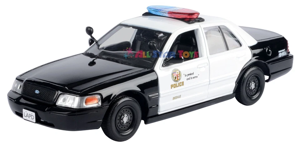2010 Ford Crown Victoria 1/24 LAPD Los Angeles Police Department Motormax 76946 - Image 2 of 4
