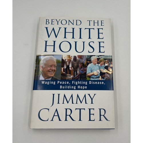 Livre signé Président Jimmy Carter Au-delà de la Maison Blanche HC DJ 1er JSA lire - Photo 2/7
