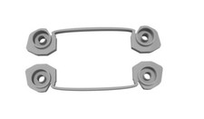 Kit coppia guide tiranti riparazione capote SMART tettino tettuccio