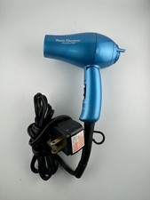 BABYLISS PRO BABNT053T NANO TITANIUM TRAVEL MINI SIZE HAIR BLOW DRYER - BLUE