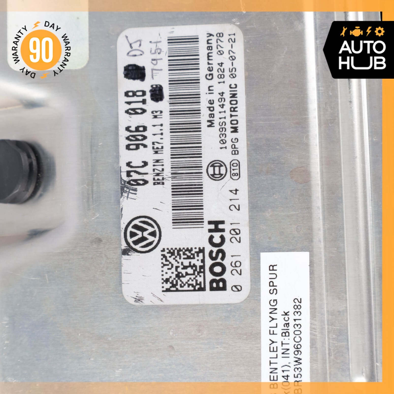 2006 Bentley Continental Flying Spur 6.0L W12 Engine Control Module ECU OEM 78k